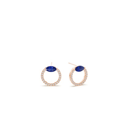 Rose Gold Everyday Diamond Earrings