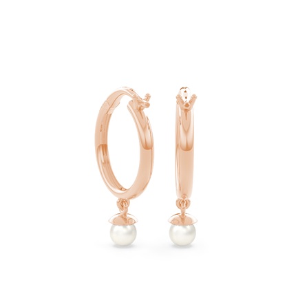 Perlenohrringe für den Alltag