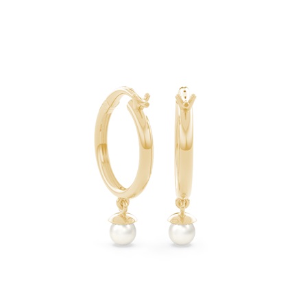 Perlenohrringe für den Alltag