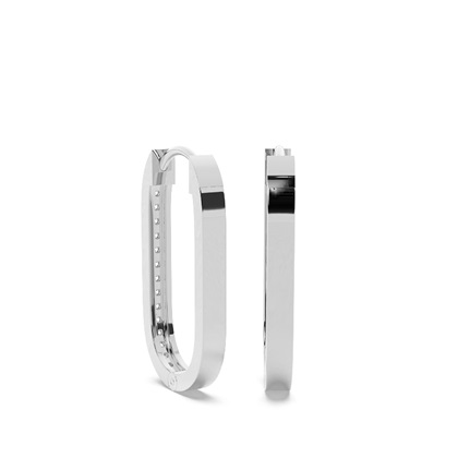 Pave gefasste Creolen