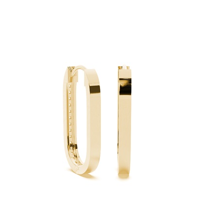 Pave gefasste Creolen