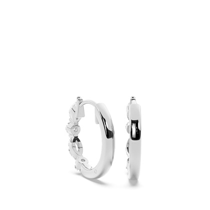 Diamant-Creolen im Marquise-Schliff