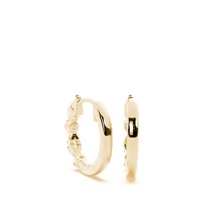 Diamant-Creolen im Marquise-Schliff