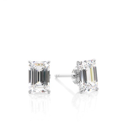 Emerald Diamond Earrings