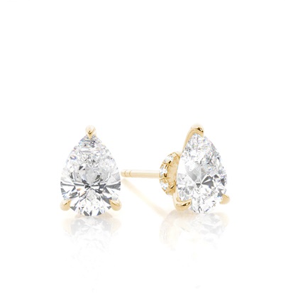 Pear Drop Diamond Earrings 