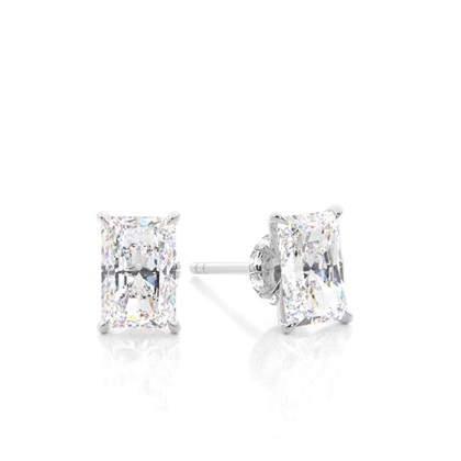 Radiant Diamond Earrings