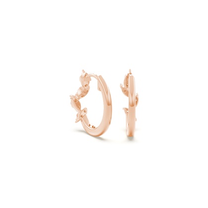 Brillant-Diamant-Ohrringe in Zickzack-Form