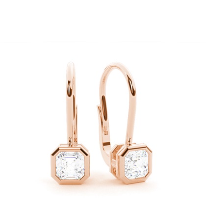 Rose Gold Diamond Earrings