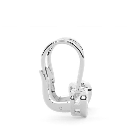 Lünettenbesetzte Solitär-Ohrringe