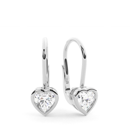 Heart Diamond Earrings