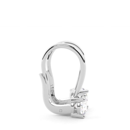 Solitär-Ohrringe mit Hebelverschluss