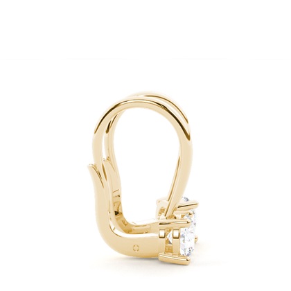 Solitär-Ohrringe mit Hebelverschluss