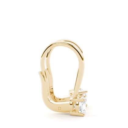 Solitär-Ohrringe mit Hebelverschluss