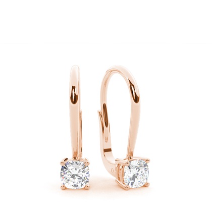 Cushion Cut Diamond Earrings