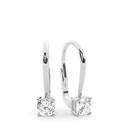 Cushion Cut Diamond Earrings