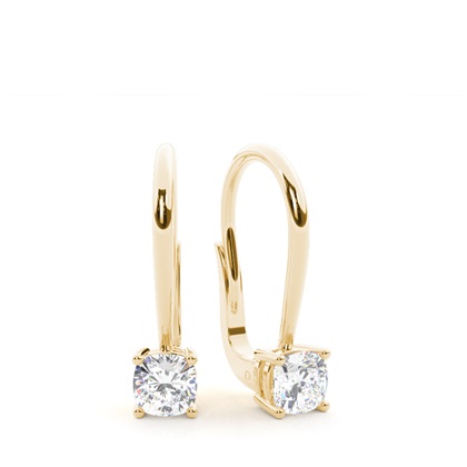 Cushion Cut Diamond Earrings