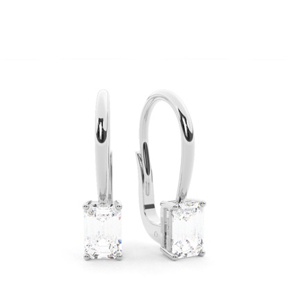 Emerald Diamond Earrings