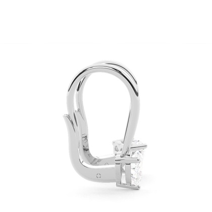 Solitär-Ohrringe mit Hebelverschluss