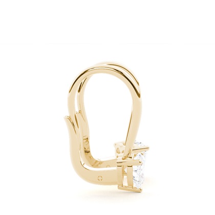 Solitär-Ohrringe mit Hebelverschluss