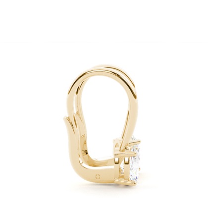 Solitär-Ohrringe mit Hebelverschluss