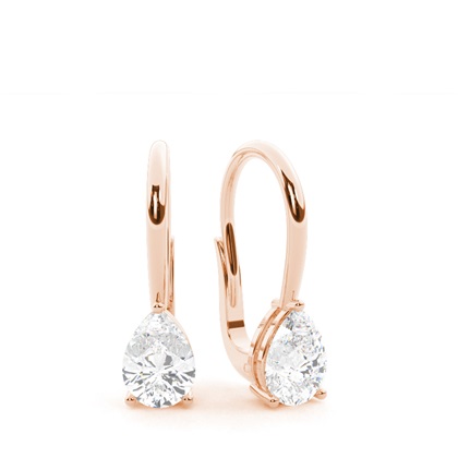 Rose Gold Diamond Earrings