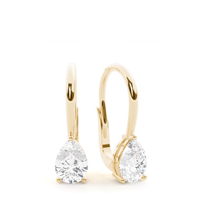 Pear Drop Diamond Earrings 
