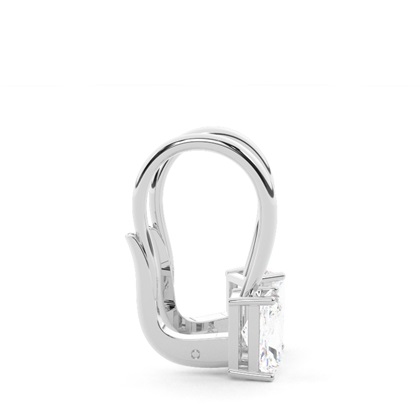 Solitär-Ohrringe mit Hebelverschluss