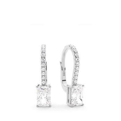 Radiant Diamond Earrings