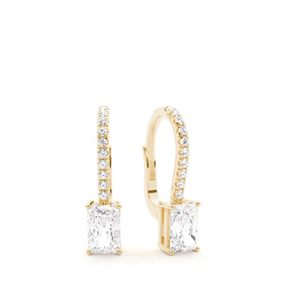 Radiant Diamond Earrings