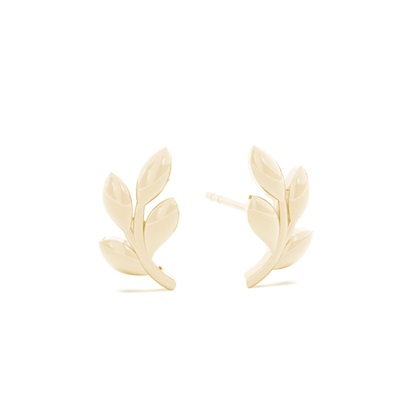 Yellow Gold Diamond Earrings
