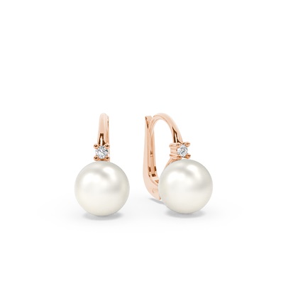 Freshwater Pearl Hoop Earrings