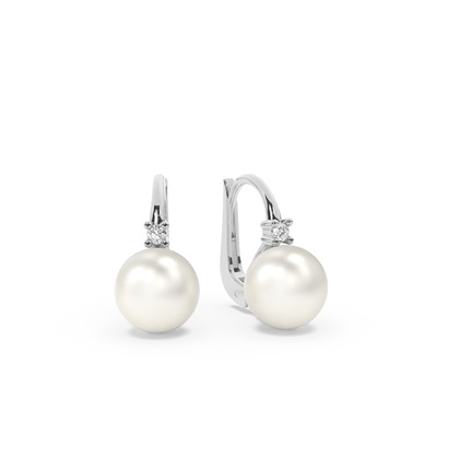 Freshwater Pearl Hoop Earrings