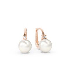 Freshwater Pearl Hoop Earrings