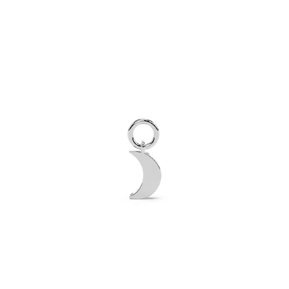 Cresent Moon Hoop Earring Charm
