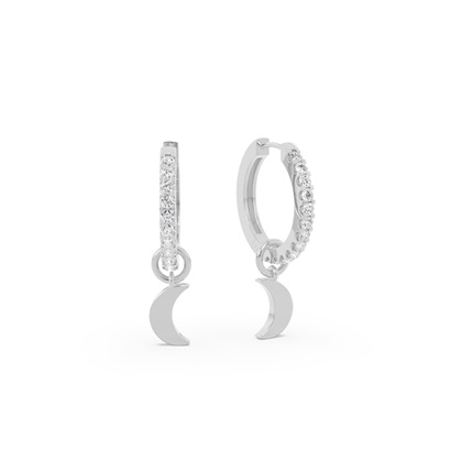 White Gold Diamond Earrings
