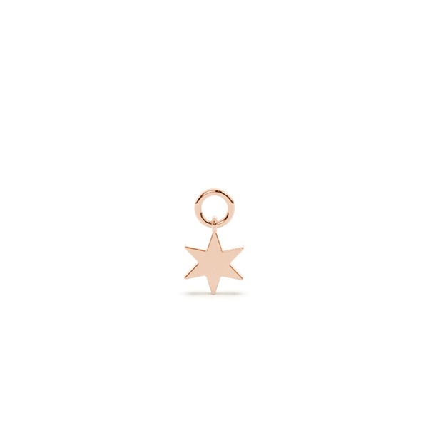 Star Hoop Earring Charm