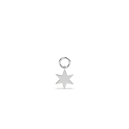 Star Hoop Earring Charm