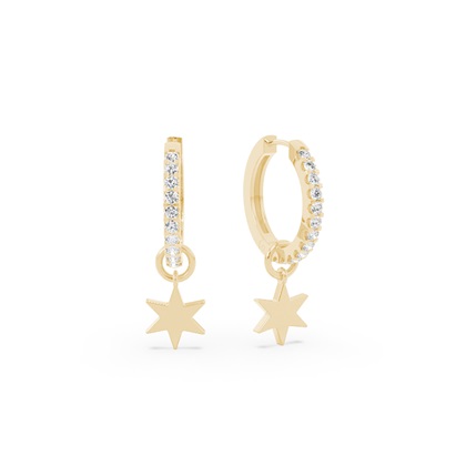 Yellow Gold Gemstone Rings & Diamond Earrings