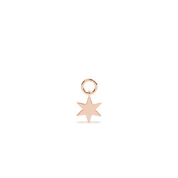Star Hoop Earring Charm
