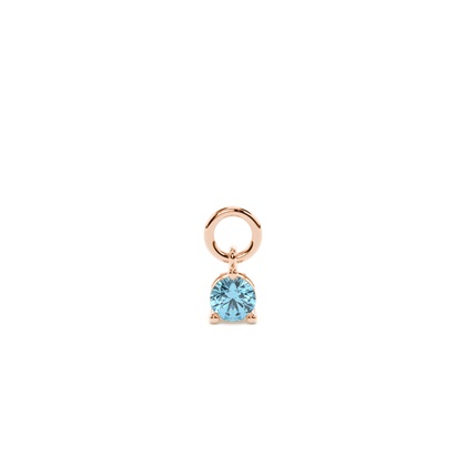 Rose Gold Earring charms Diamond Earrings