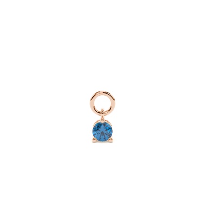 Rose Gold Earring charms Diamond Earrings