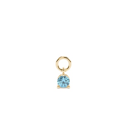 Yellow Gold Earring charms Diamond Earrings