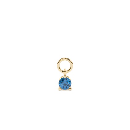 Yellow Gold Earring charms Diamond Earrings