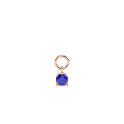 Tanzanite Prong Set Hoop Earrings Charm