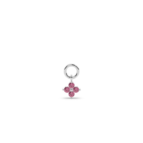 Tourmaline Cluster Hoop Earring Charm
