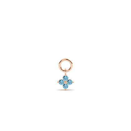 Rose Gold Earring charms Diamond Earrings