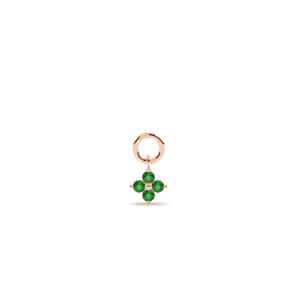 Rose Gold Earring charms Diamond Earrings