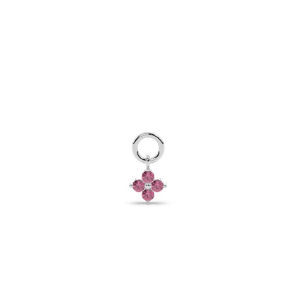 Tourmaline Cluster Hoop Earring Charm