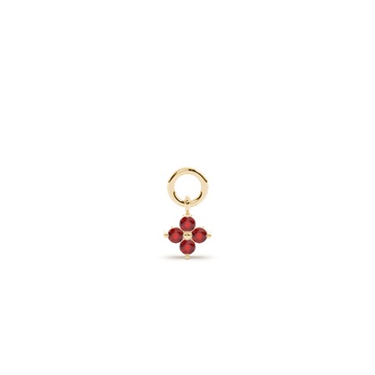 Yellow Gold Earring charms Diamond Earrings