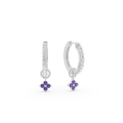 White Gold Diamond Earrings
